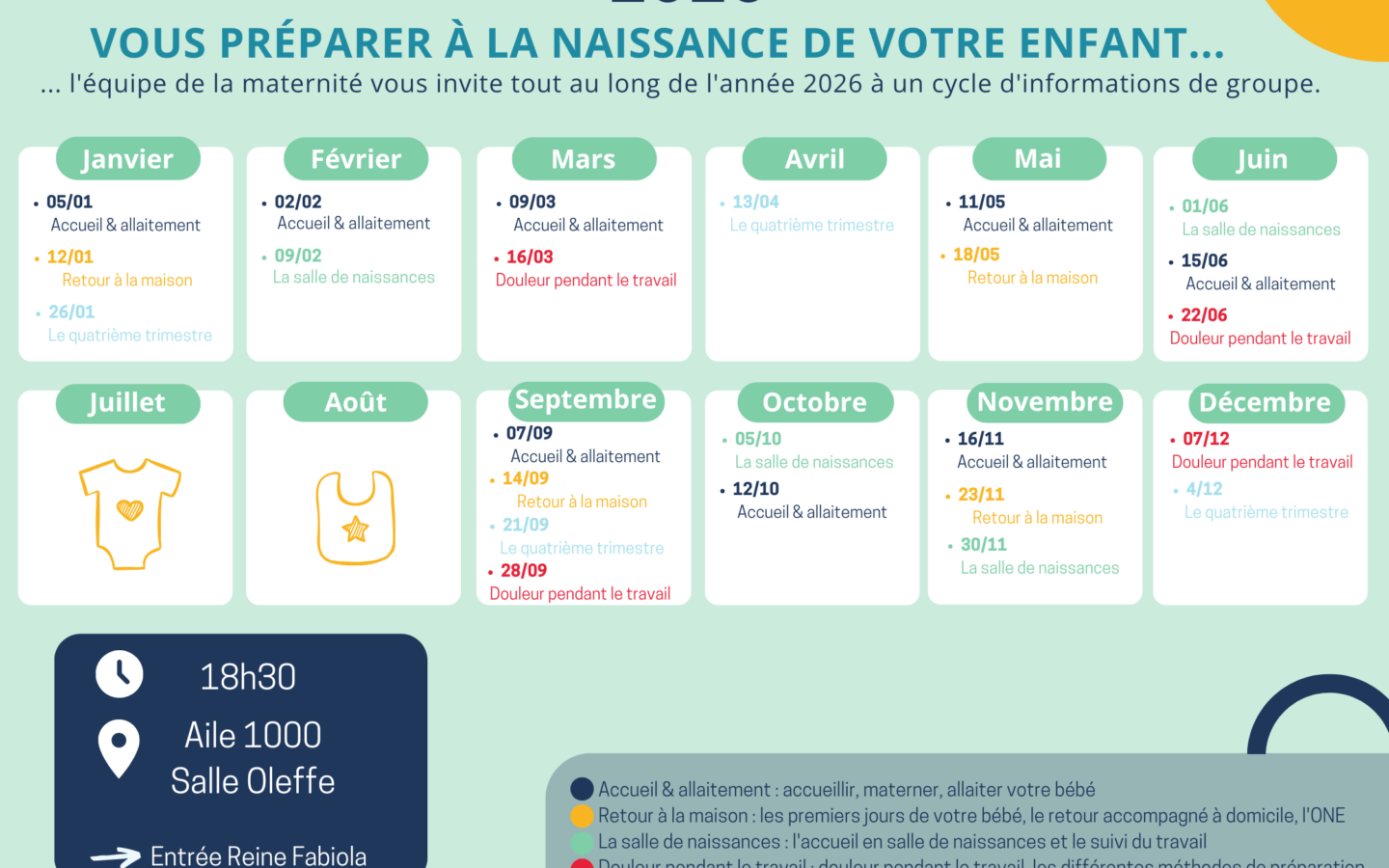 Calendrier mat face 1