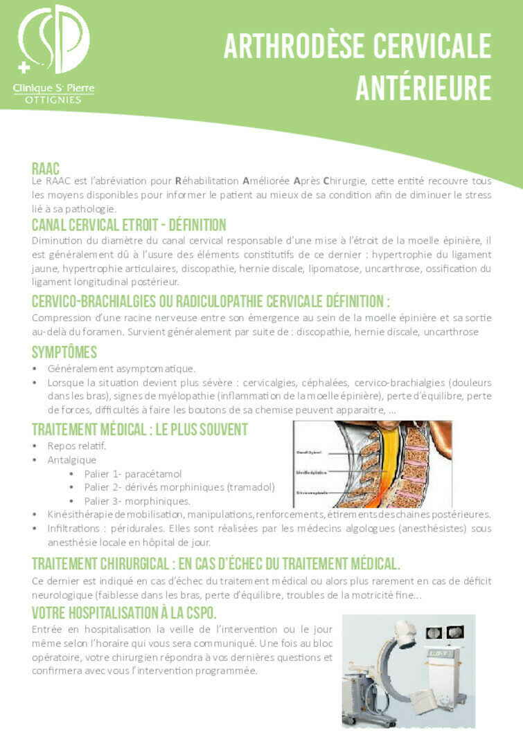 CHOR COMM 0001 Canal cervical étroit