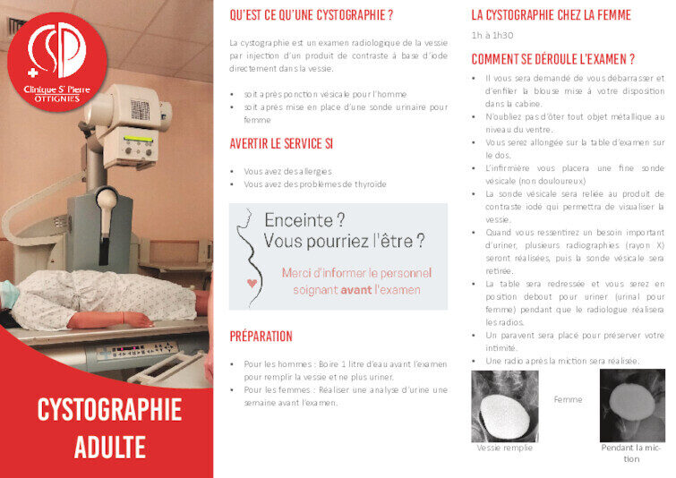 Cystographie adulte
