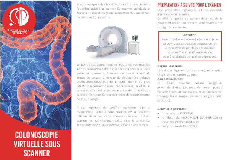 Colonoscopie Virtuelle sous scanner