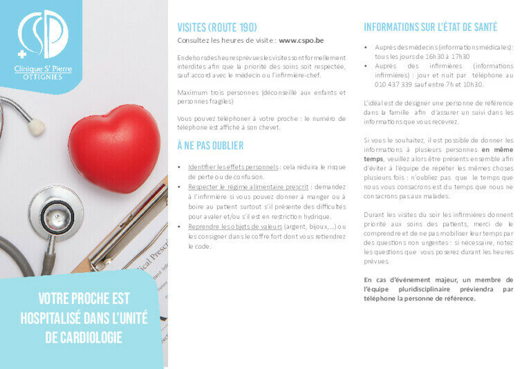 CARD COMM 0003 Votre proche est hospitalisé dans lunité de cardiologie v2