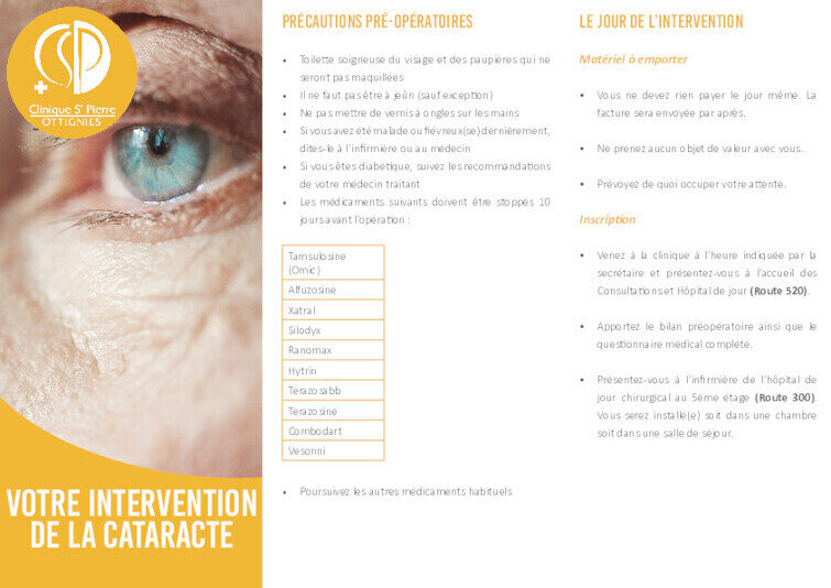 OPHT COMM 0003 Votre intervention de la cataracte