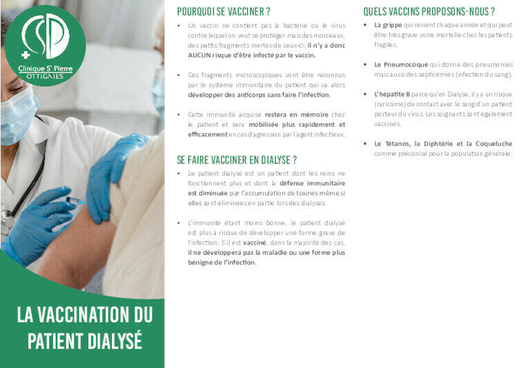 La vaccination du patient dialysé
